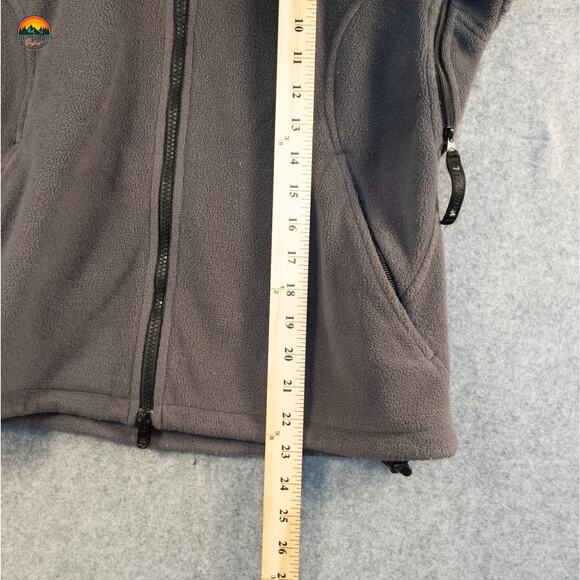 Columbia Full-Zip Jacket Gray Titanium Fleece Long Sleeve Pockets Women's Size M - Picture 7 of 14